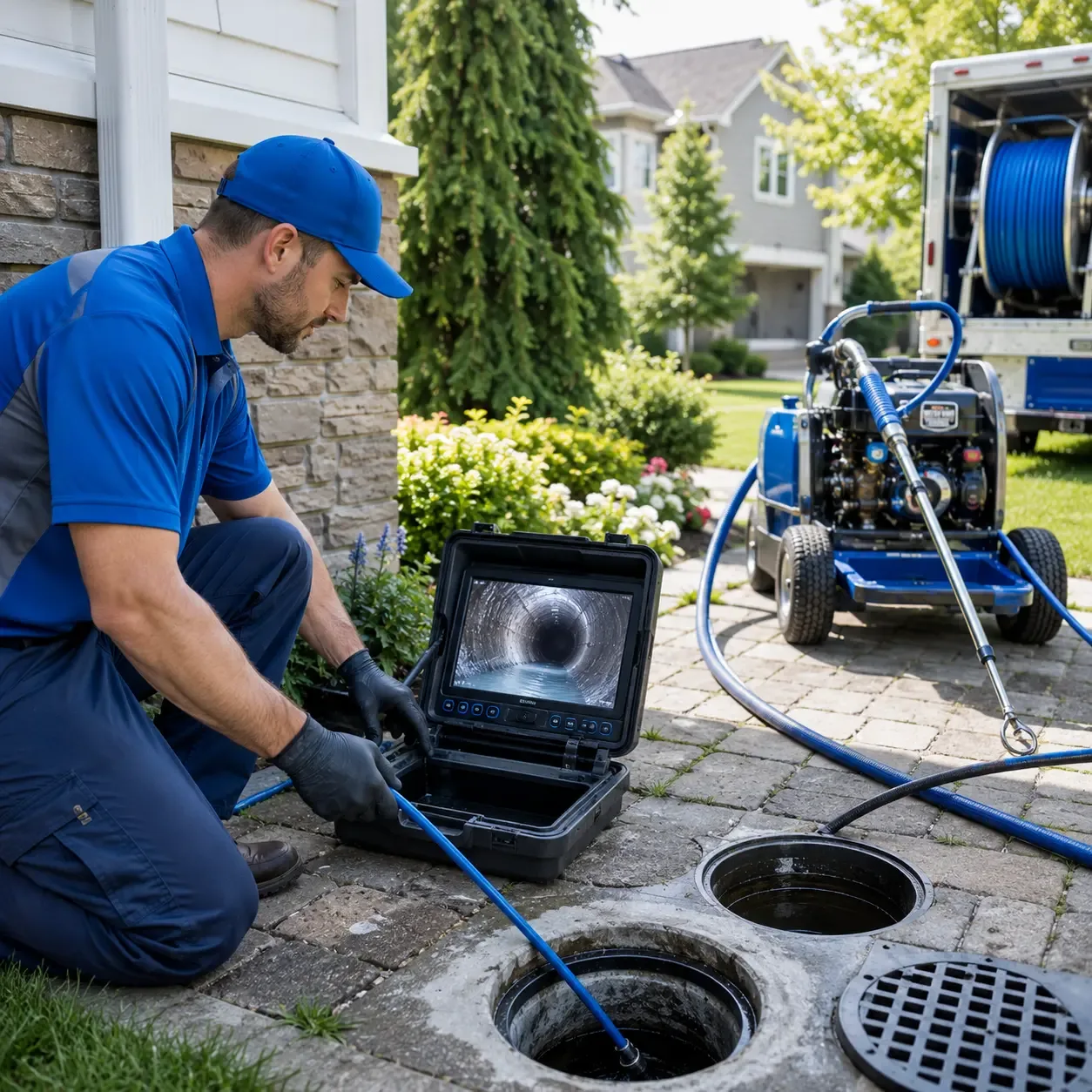 Outdoor drain cleaning professionals serving Concord, GA